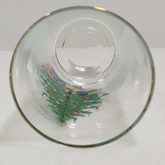 Vintage Christmas Tree Highball Glasses, Set of 4 #1340 - Picture 5 of 14